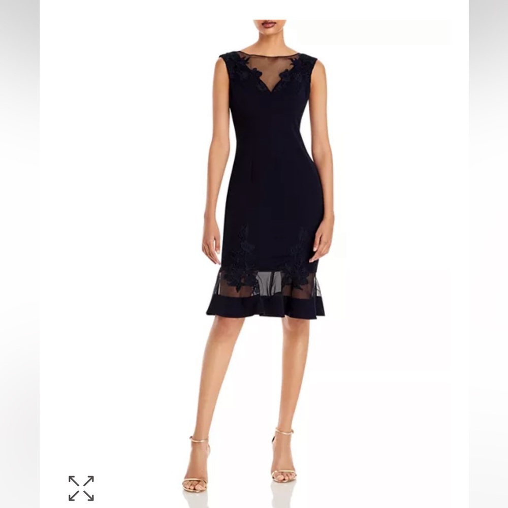 Aidan Mattox Navy Dress Size 8